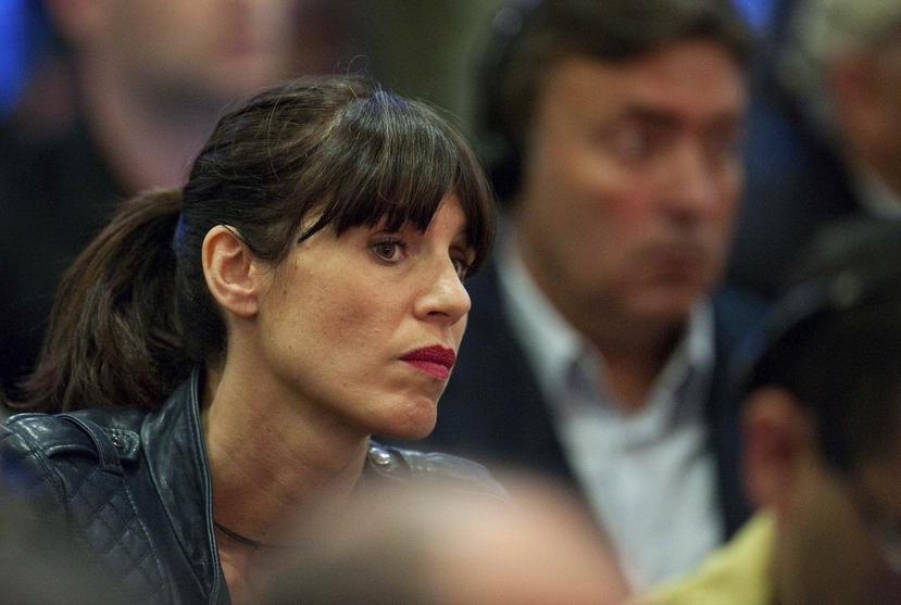 Cristina Sierra, esposa de Josep "Pep" Guardiola, estuvo en el concierto de Ariana Grande, junto a sus dos hijas. (EFE)