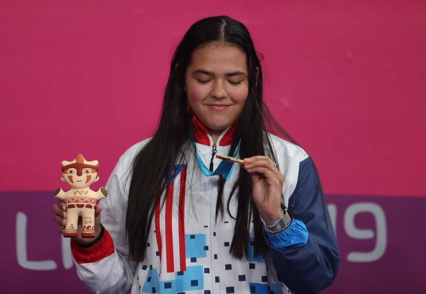 Adriana Díaz había ponchado su boleto a Tokio con la medalla de oro en los Panamericanos de Lima 2019. (Archivo)