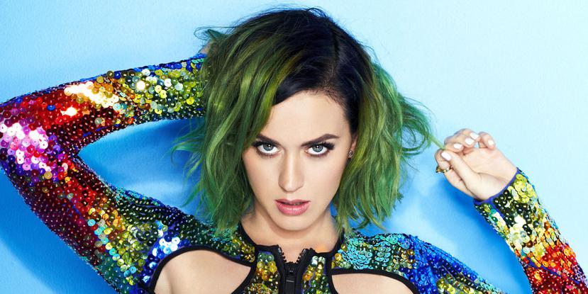 Katy Perry siempre ha llamado la atención con sus cambios. En el  2015 sorprendió con tonos verdes. (Suministrada)