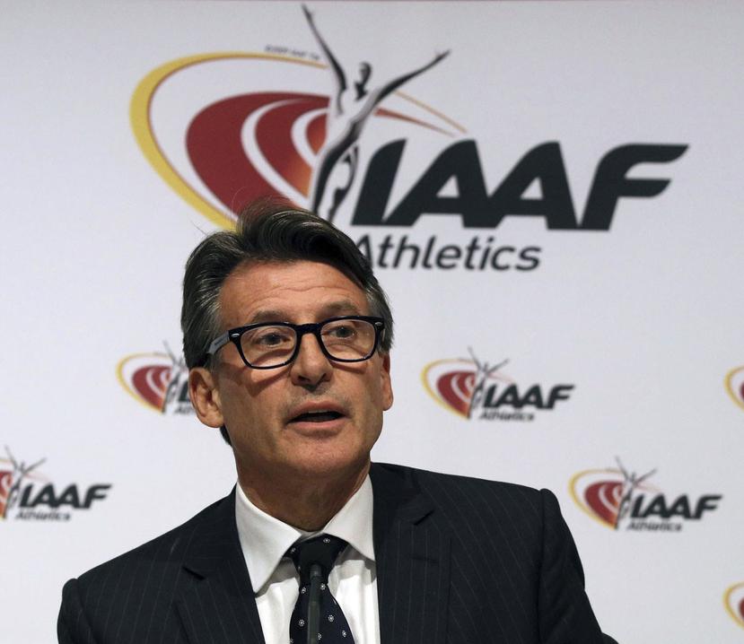 Coe fue elegido presidente de la IAAF en agosto de 2015. (AP)