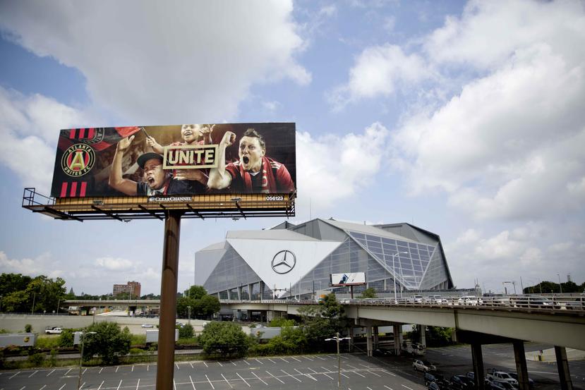 El estadio de Mercedes Benz en Atlanta será el escenario del evento deportivo. (AP)