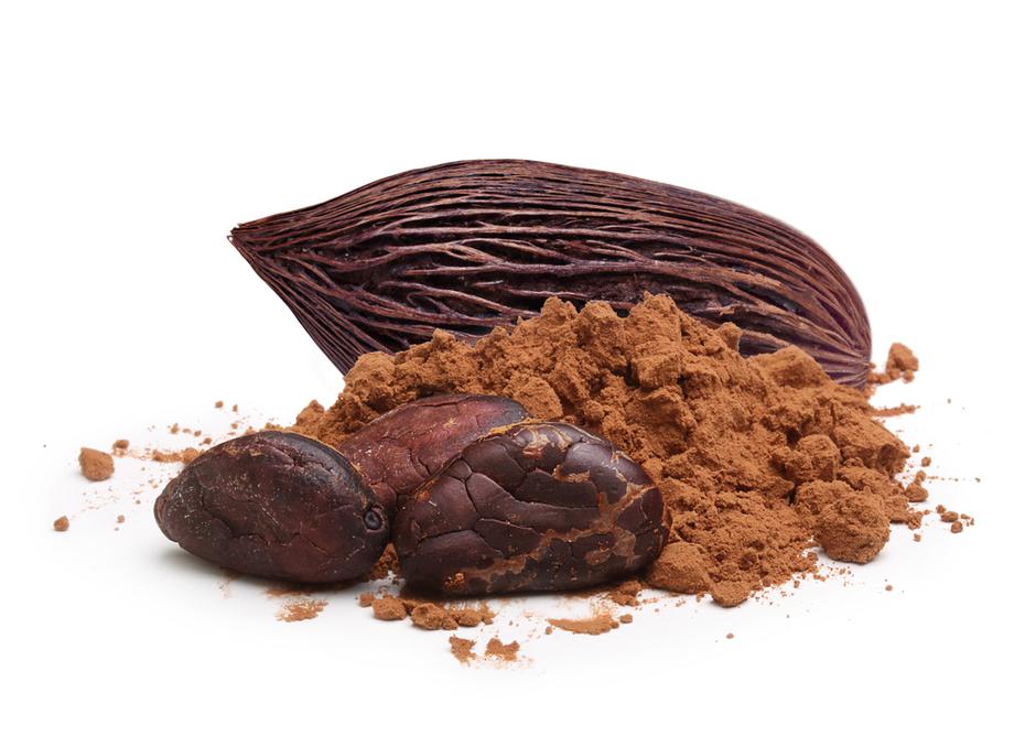 Chocolate por cacao o carob. Comúnmente el chocolate se encuentra mezclado con leche. Tanto el cacao como el carob se obtienen de las semillas pulverizadas de dichos árboles.