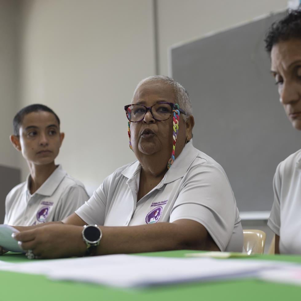 El caso “Zaida Torres y otros vs. Estados Unidos” fue presentado, en 2013 por la Alianza de Mujeres Viequenses junto a 10 residentes de la Isla Nena. En el centro de la foto, Zaida Torres.