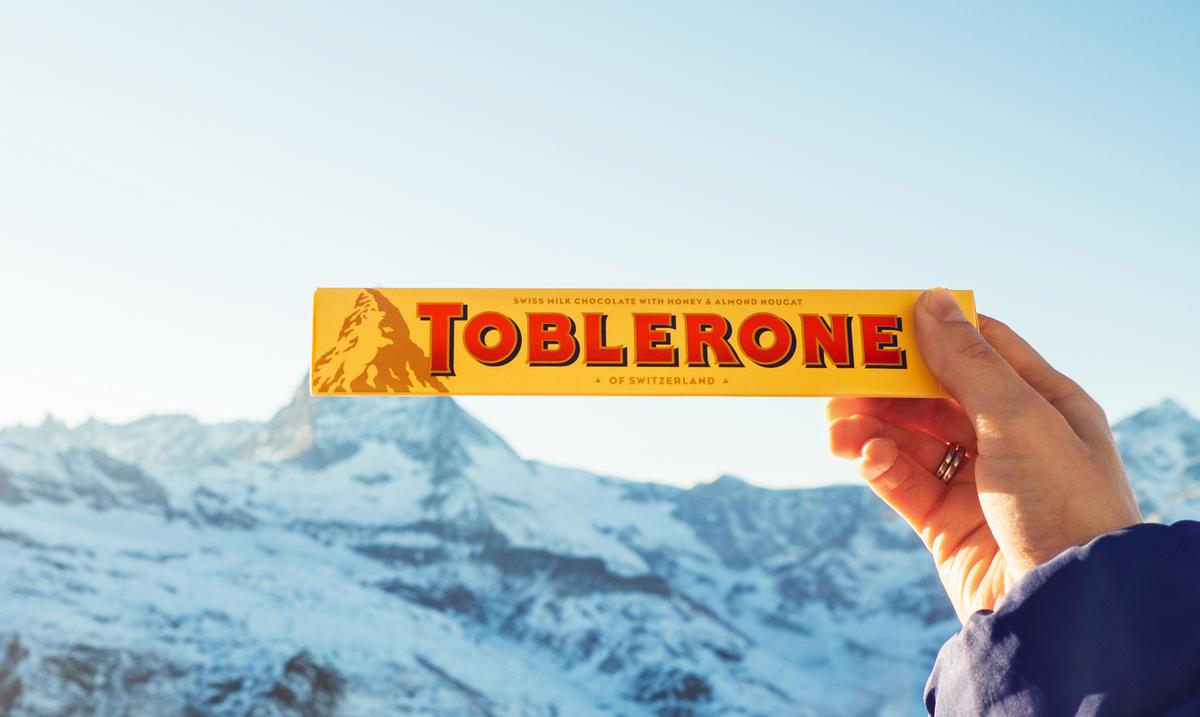 Toblerone chocolate is forced to change its logo due to the ban