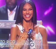 Ashley Ann Cariño representó a Puerto Rico en la gala final de Miss Universe 2022.
