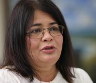 La presidenta interina de la UPR, Mayra Olavarría Cruz.