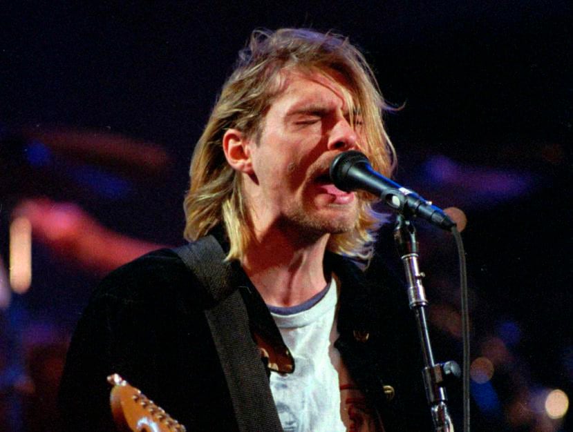 Kurt Cobain tenía 27 años cuando se suicidó en 1994. (AP)