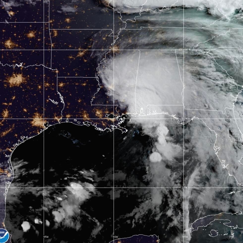 La tormenta Claudette se formó en la madrugada del sábado, 19 de junio de 2021, en la costa del Golfo de México.