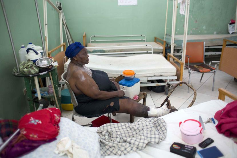 Las autoridades del Ministerio de Salud dicen que cuatro hospitales estatales están cerrados y que otros afectados por las huelgas funcionan con capacidad limitada. (AP/Dieu Nalio Chery)
