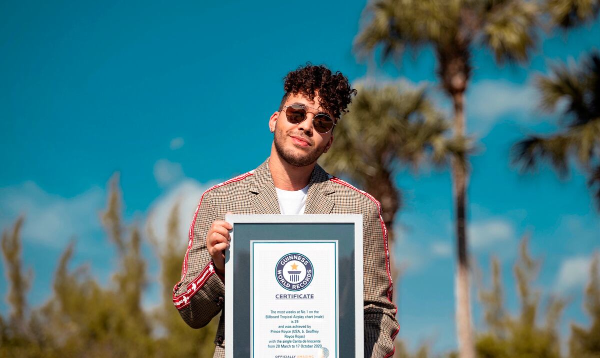Prince Royce: “I never imagined I could get a Guinness record”