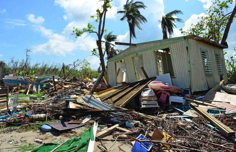 La comunidad Punta Figuera en Ceiba fue asolada por el ciclón.