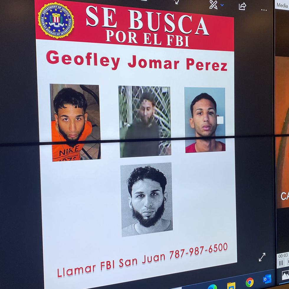 Geofley Jomar Pérez es buscado por el FBI y fue acusado en el foro federal.