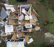 Una estructura destruida por el huracán María. (GFR Media)