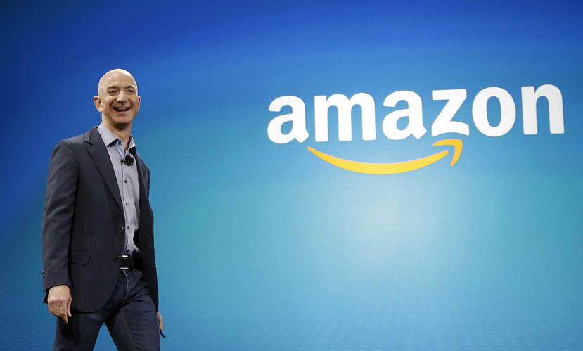 Jeff Bezos en una foto durante la presentación del nuevo Amazon Fire Phone. (AP)