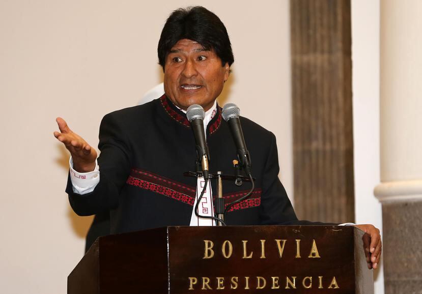 La mujer hizo pasar a un niño como hijo del presidente de Bolivia. (EFE / Martín Alipaz)