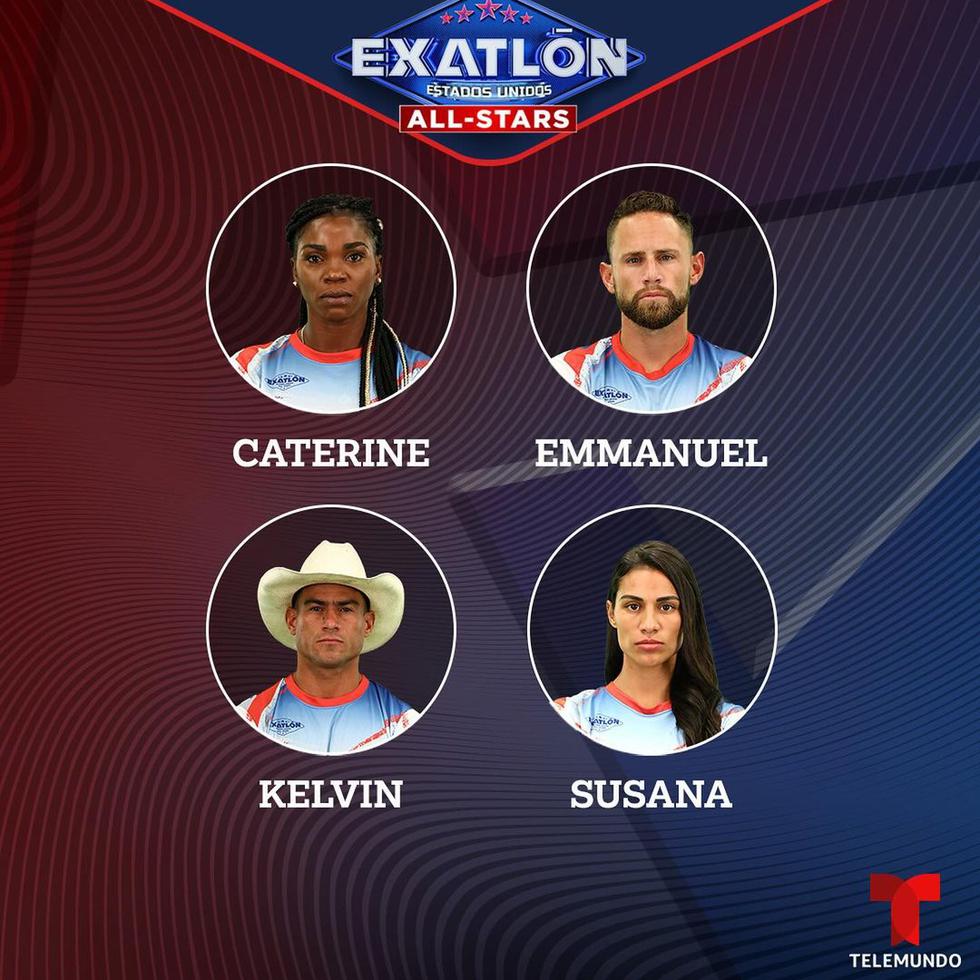 Estos son los cuatro finalistas de “Exatlón All-Stars”.