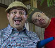 "Maneco" y "Viroldo" formaron parte del segmento de comedia "La escuelita del padrastro Pepe".