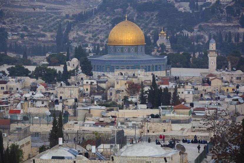 Vista de la Ciudad Vieja de Jerusalén (AP).