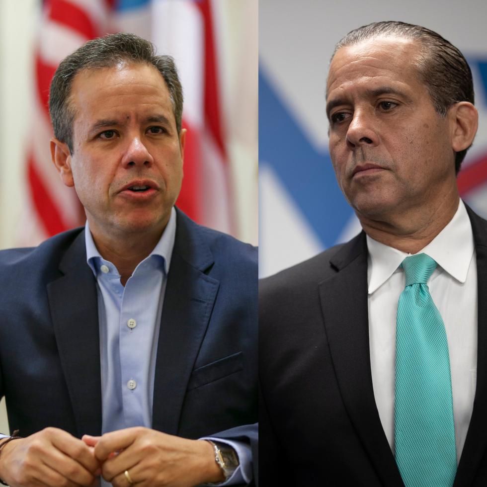 El alcalde de San Juan, Miguel Romero Lugo, y los representantes Jorge Navarro Suárez y Juan Oscar Morales Rodríguez.
