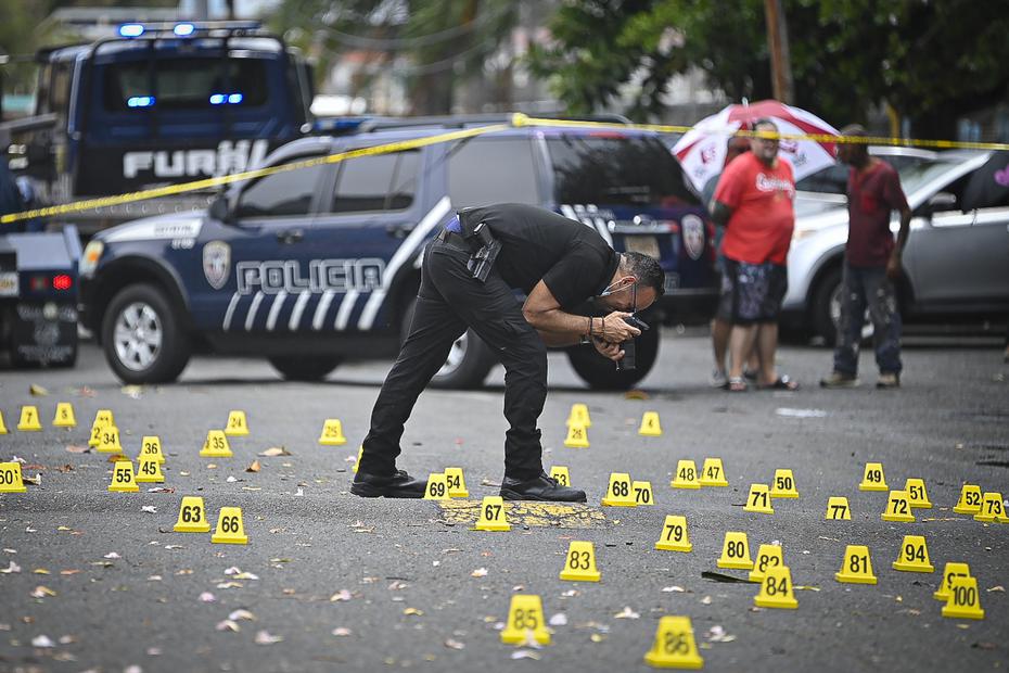 La Policía levantó sobre 200 casquillos de bala de la escena del crimen.