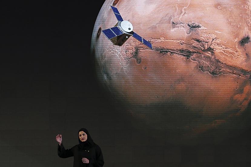 Sarah Amiri, subdirectora de proyecto de la misión a Marte de Emiratos Árabes Unidos