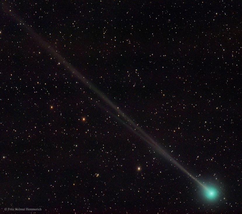 Lo que más atrae la atención del cometa 45P es su color verde. (NASA / Fritz Helmut Hemmerich)