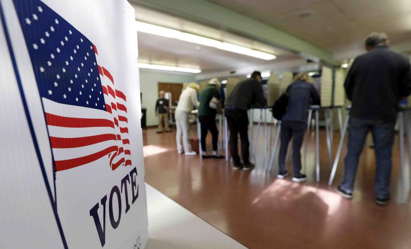 Un centro de votación en Gates Mills, Ohio. (AP / Tony Dejak)