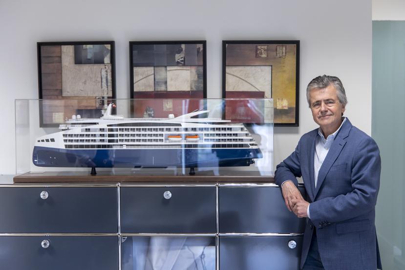 El empresario malagueño Elisardo Sánchez, socio fundador y presidente de Alma Cruceros, dió detalles de lo que será la empresa de cruceros de lujo.