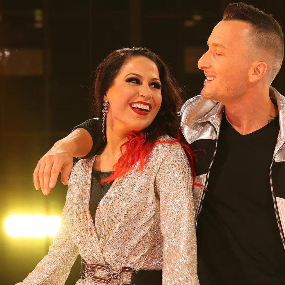 La pareja de artistas participaron juntos en 2021 en el reality "Así se baila".