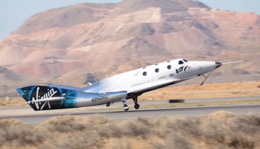 Esta es la primera vez que el avión espacial activó los motores desde el accidente de 2014 (Virgin Galactic)