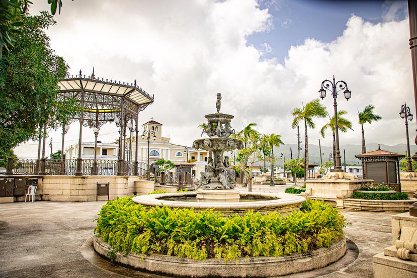 Imagen de la plaza pública de Río Grande.