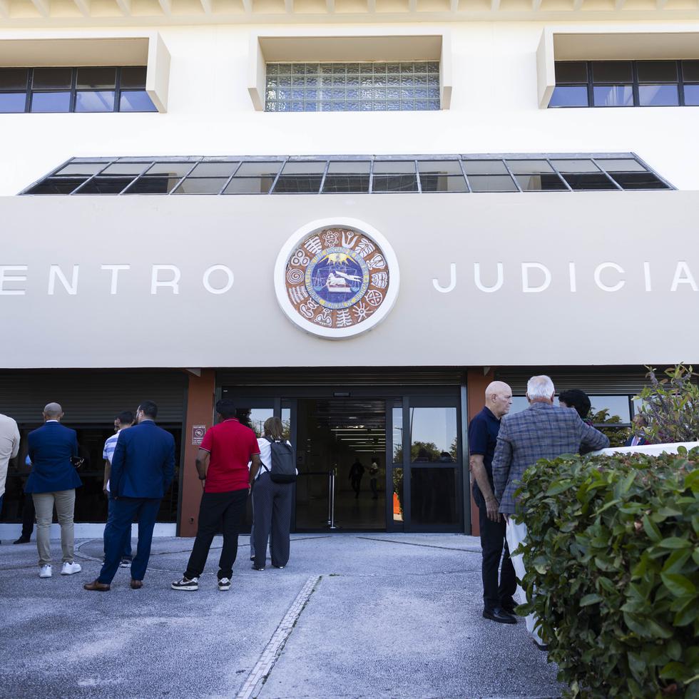 La jueza municipal Ginny Marie Vélez Carreras tiene su sala en el Centro Judicial de Ponce.