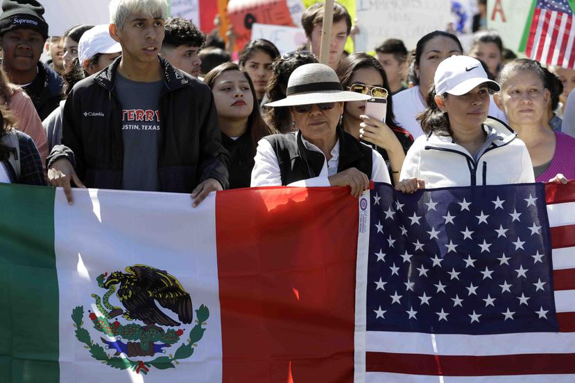 El jueves 16 de febrero se celebró en Estados Unidos la protesta nacional del "Día Sin inmigrantes". (AP / Eric Gay)