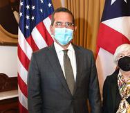 Governor Pedro Pierluisi and the Treasury Secretary Janet Yellen.