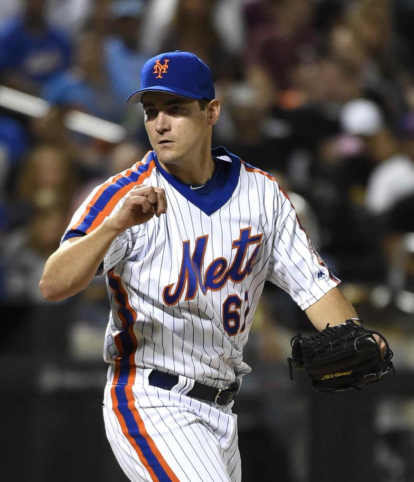 Seth Lugo trabajó cinco entradas completas pero no figuró en la victoria de los Mets de Nueva York. (AP / Kathy Kmonicek)