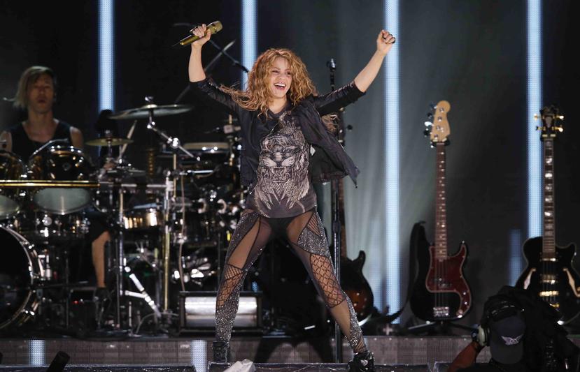 Shakira concluirá su gira el 3 de noviembre en Colombia. (AP)
