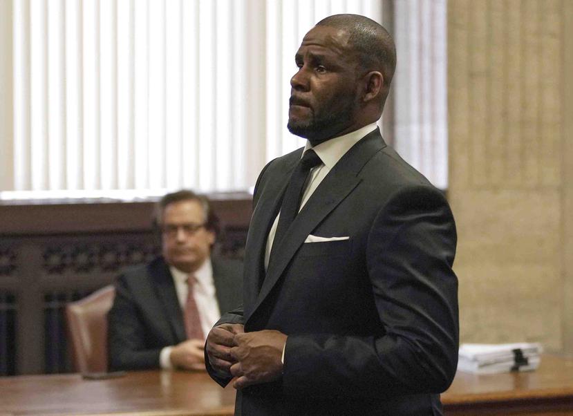El cantante R. Kelly en la audiencia judicial en Chicago el pasado 22 de marzo. (Chicago Tribune via AP/E. Jason Wambsgans)