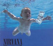 La icónica carátula del disco "Nevermind", de Nirvana.