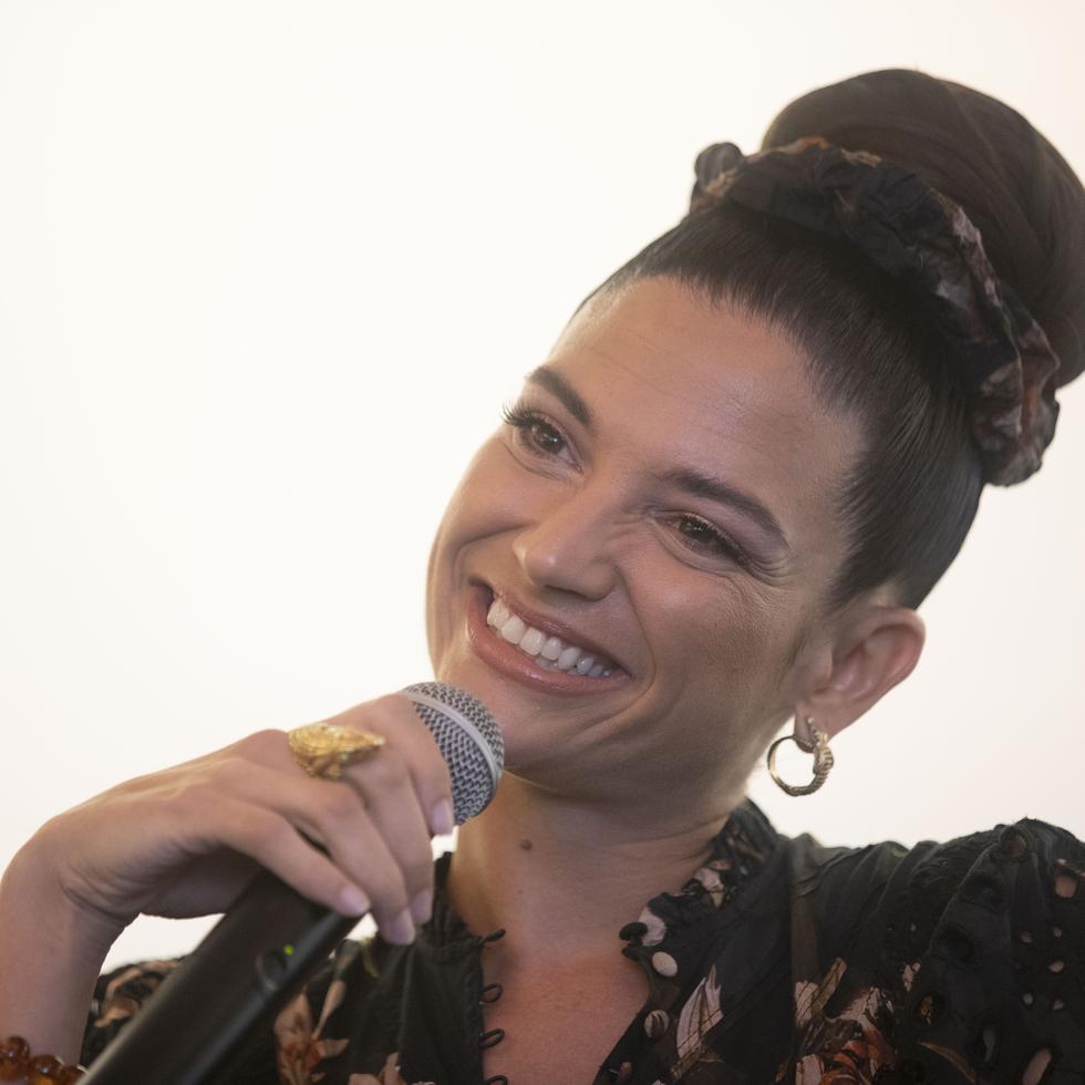La cantante Natalia Jimenez.
