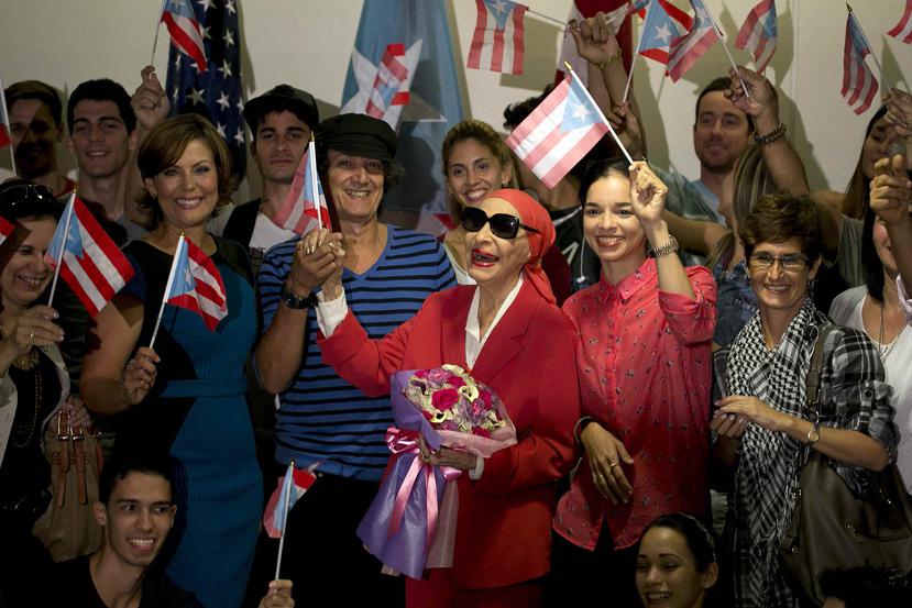 Alicia Alonsó visitó Puerto Rico en el 2016. (Archivo)