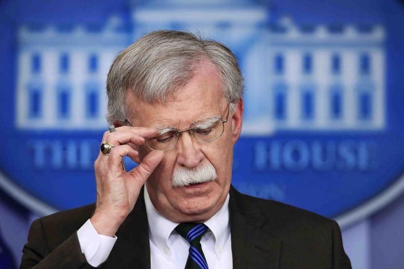 El ahora exasesor de Seguridad Nacional de Estados Unidos, John Bolton. (AP)