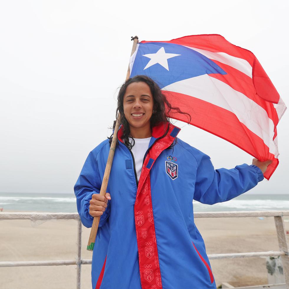 La surfer puertorriqueña Mariecarmen Rivera Rivera representará a la isla en el torneo.