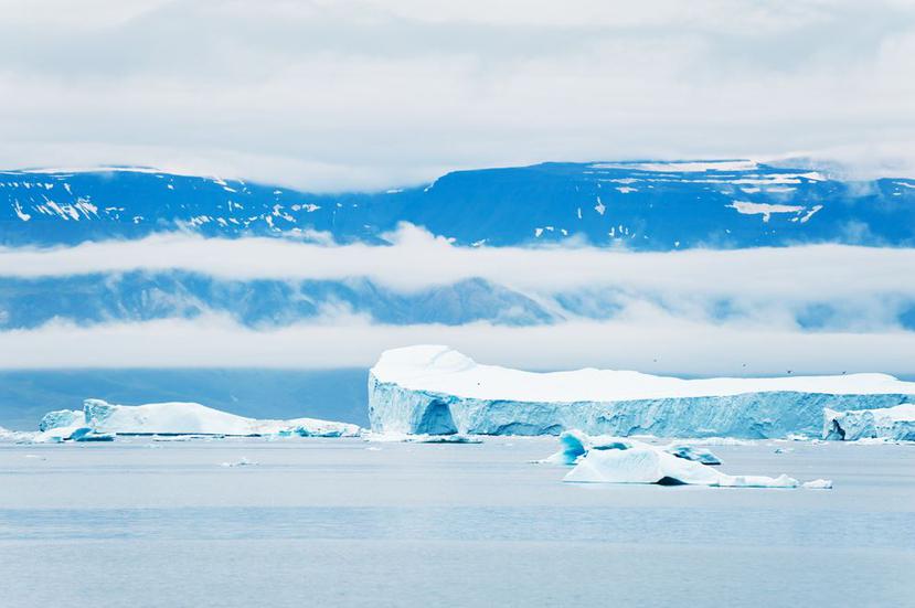 Los grandes icebergs del océano Atlántico. (Shutterstock)