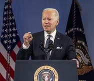 El presidente de Estados Unidos, Joe Biden. (EFE/EPA/SHAWN THEW)
