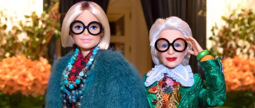 Según Mattel, Iris Apfel es “uno de los modelos a seguir de la moda de Barbie”. (Foto: Mattel)
