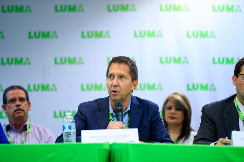 Wayne Stensby, presidente y principal oficial ejecutivo de LUMA Energy.