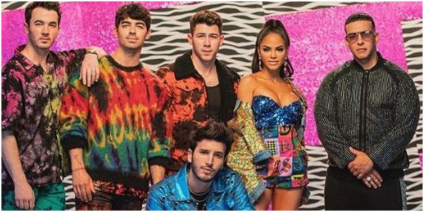 Daddy Yankee, Sebastián Yatra, Natti Natasha y Jonas Brothers lanzaron el éxito "Runaway". (Captura Instagram)