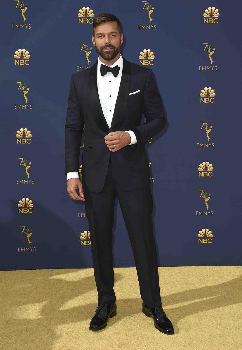 Ricky Martin posa en la alfombra roja de los Premios Emmy el pasado septiembre. (AP)