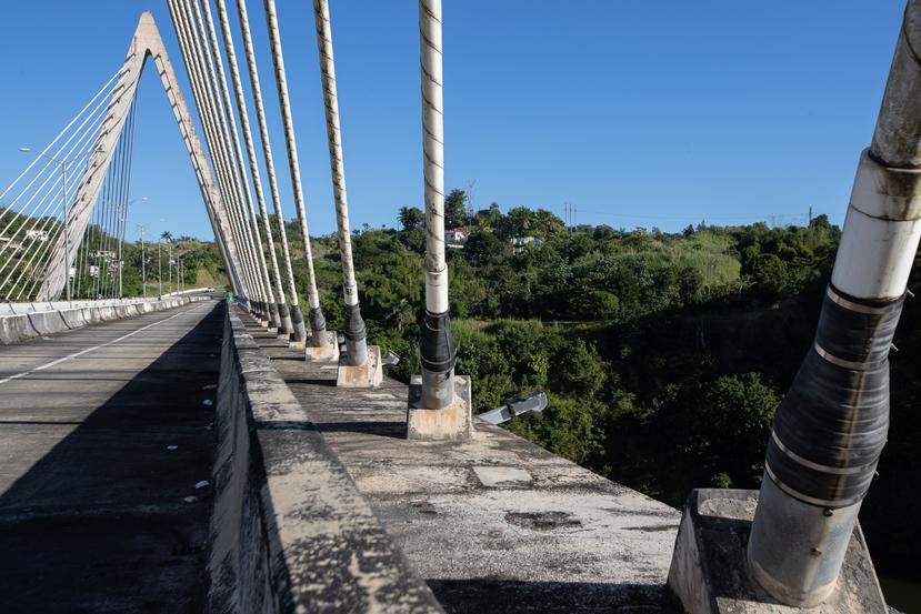 Diciembre 23, 2022 -  NarranjitoReportaje Especial sobre las malas condiciones de el puente atirantado de Naranjito.Fotos por: Pablo Martínez Rodríguez (pablo.martinez@gfrmedia.com)