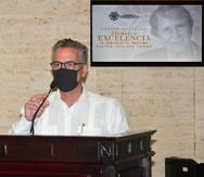 Luis Alberto Ferré-Rangel, presidente de la Junta de Directores de los CSIF ofrece un mensaje durante la sesión especial de la Cámara con motivo de la entrega de los 19nos. Premios a la Excelencia de Servicio al Prójimo Sor Isolina Ferré.